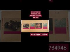 Wellpappkarton-Flexodruckmaschine mit Rill- und Stanzfunktion sowie Anlegekanten-Druckmaschine