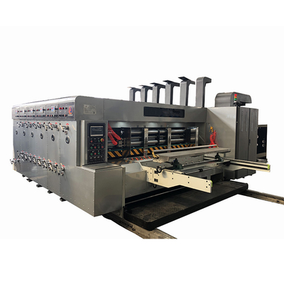 Brett-Stapler-Drehstanze-Maschine 220pcs/Min Flexo Printing Machine Corrugated