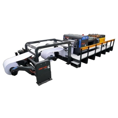 kaufen AC380V / 220V Gebrauchtpapier-Roll-Blatt-Schneidemaschine Papier-Schneidemaschine 1400-2 online manufacture