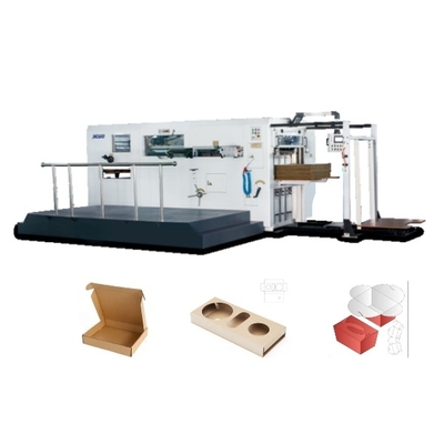 kaufen Maschinen-abstreifende Pappwellpappe des Blatt-1320mm halb automatische stempelschneidene online manufacture