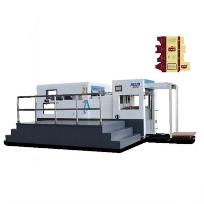 kaufen Automatische stempelschneidene Flachbettmaschine für die gewölbte stempelschneidene Pappe online manufacture