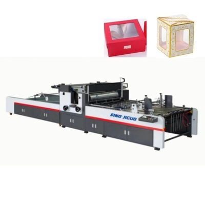 kaufen Automatischer Ordner Gluer der Karton-Kasten-Fenster-ausbessernder Maschinen-E-Flöten-100×100mm online manufacture