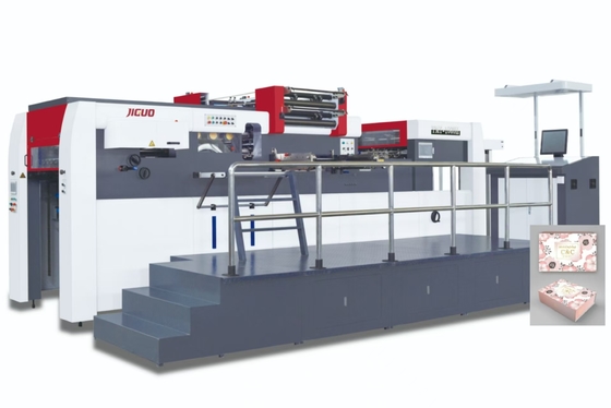 kaufen Hochgeschwindigkeits-automatische Hot Foil Stamping-Maschine Max. Stamping-Bereich 103*730mm 5 Foil Rollen online manufacture