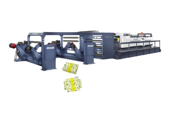 kaufen JIGUO ZWC-1900-4 Paper Sheeter Cutter Machine，Reference weight of cutting paper：50-500g/m2，Max.Diameter of paper：1650mmMax，Max.Pieces of paper：1900mm(75〃)Max online manufacture