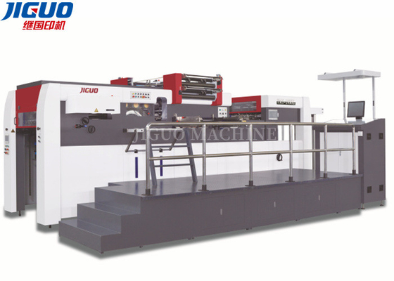 kaufen Vergoldende Goldautomatische heiße Folien-Aushaumaschine, die 1060X760mm Blatt faltet online manufacture