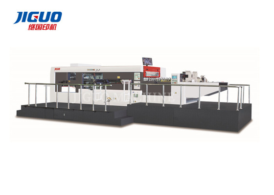 kaufen Vorderkanten-Altpapier-Abisoliermaschine Wellpappen-automatische Stanze online manufacture