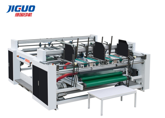 kaufen Halb automatischer gewölbter klebender Kasten-Maschinen-Karton-Ordner Gluer online manufacture