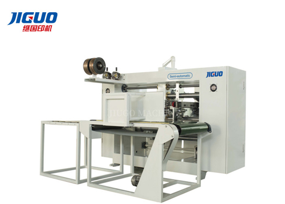 kaufen Blatt Jiguo 3200mm kartonieren automatischer Kasten-nähendes Maschinen-halb doppeltes Selbststück online manufacture