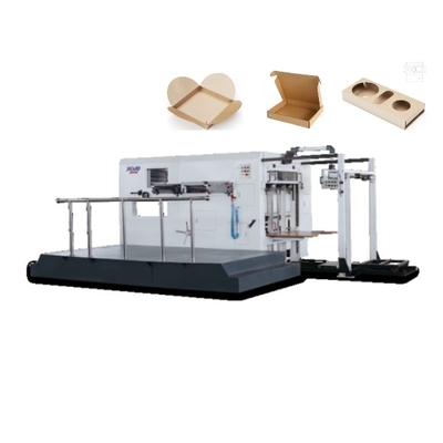 BMY-1320A halb automatisches Flachbett gewellte Karton-Kasten-manuelle Kunststoffplatte-stempelschneidene und faltende Maschine