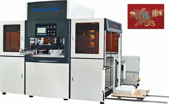 Heißfolienprägegenauigkeit von ±0,1 mm Automatische Heißfolienprägemaschine für Geschenkverpackungsboxen